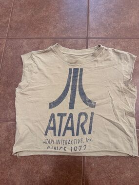 Atari Kids Short Sleeve Tee in Light Tan